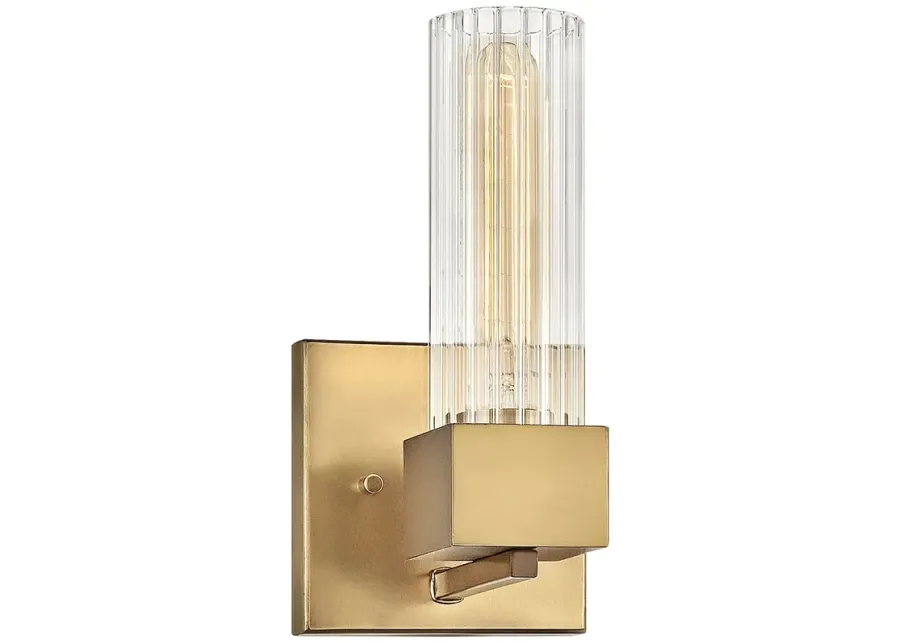Hinkley Xander 10" High Heritage Brass Wall Sconce-gold