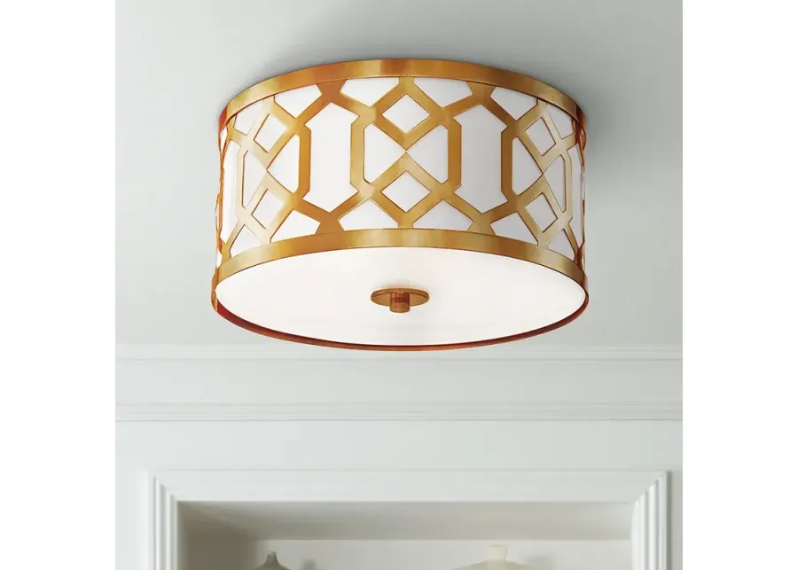 Crystorama Jennings 16 1/4" Wide Aged Brass Ceiling Light-gold 1 84424-crystorama-jennings-16-1-4-wide-aged-brass-ceiling-light-gold-1.webp
