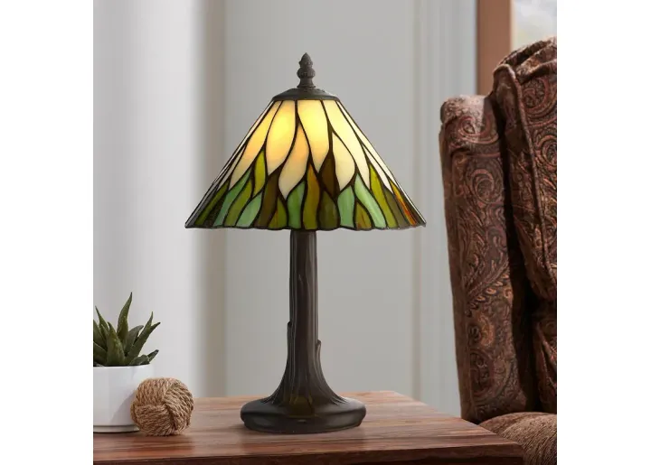 84642-robert-louis-tiffany-foglia-14-1-2-high-glass-shade-accent-table-lamp-green-1.webp