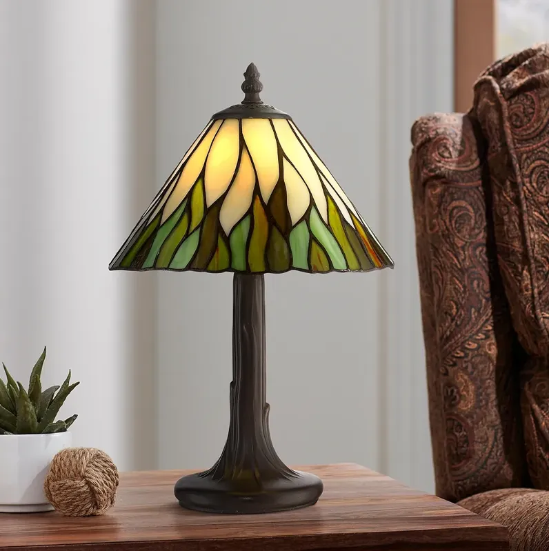 84642-robert-louis-tiffany-foglia-14-1-2-high-glass-shade-accent-table-lamp-green-1.webp
