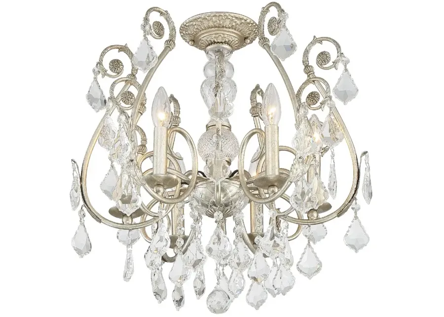 Crystorama Regis 20" Wide Olde Silver 6-Light Ceiling Light-silver 1 84773-crystorama-regis-20-wide-olde-silver-6-light-ceiling-light-silver-1.webp