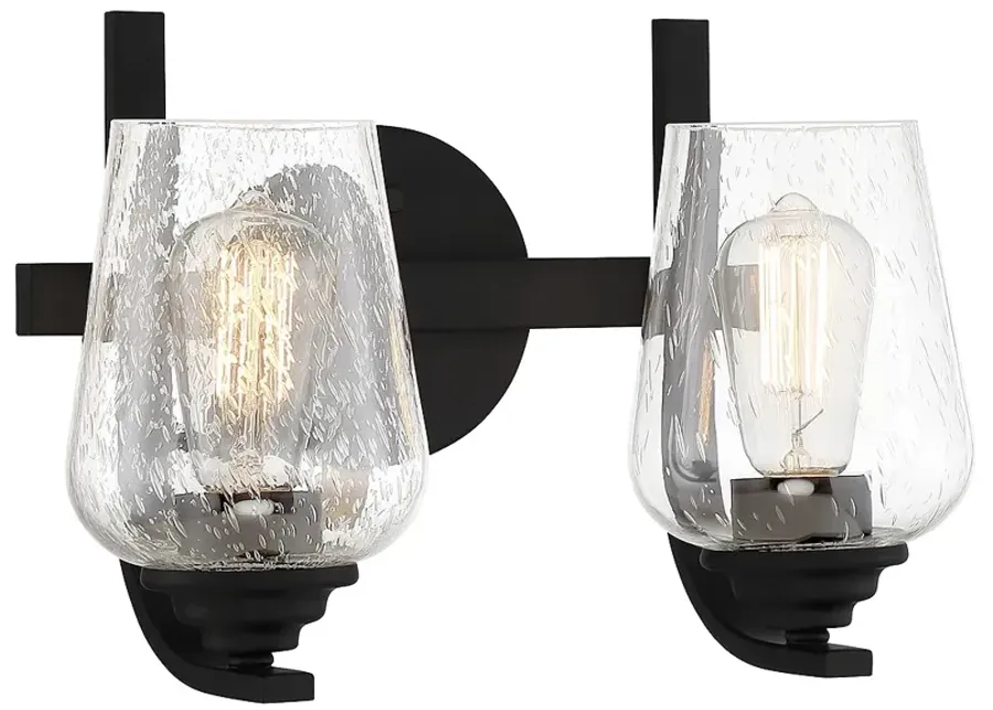 SHYLOH - 2 LIGHT BATH-black