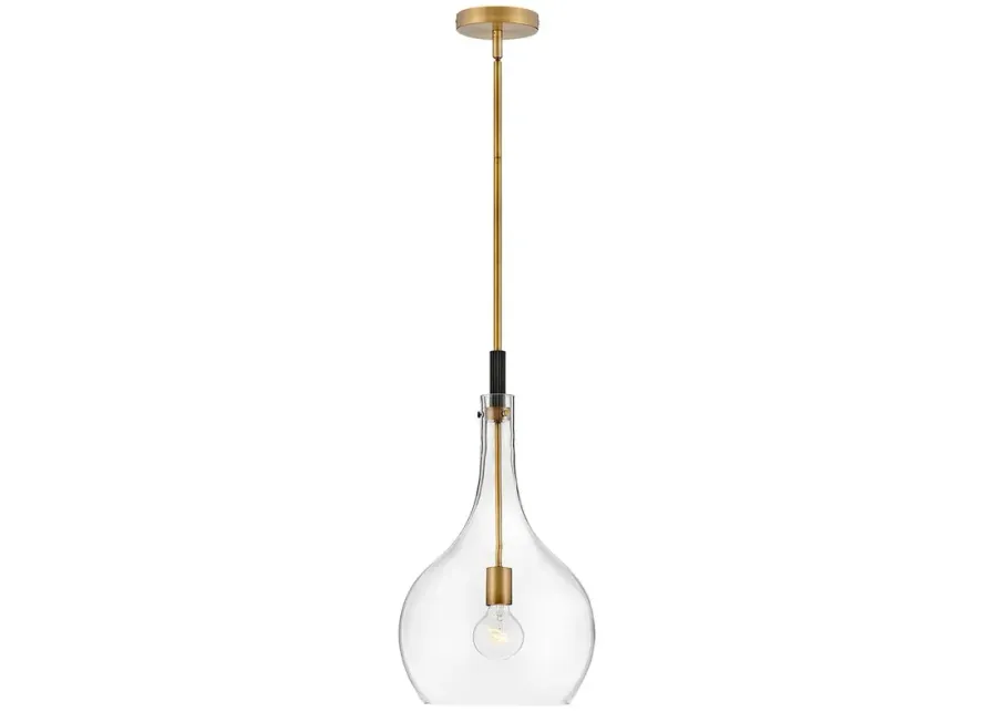 Hinkley Lighting Ziggy 12" Wide Brass and Clear Glass Mini Pendant-gold 1 85571-hinkley-lighting-ziggy-12-wide-brass-and-clear-glass-mini-pendant-gold-1.webp