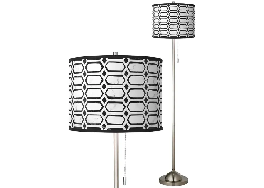 Rhombi Brushed Nickel Pull Chain Floor Lamp 1 85639-rhombi-brushed-nickel-pull-chain-floor-lamp-1.webp
