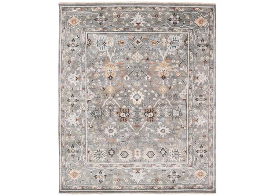 Rajasthan Santas Gray Area Rug - 6 0  x 9 0   