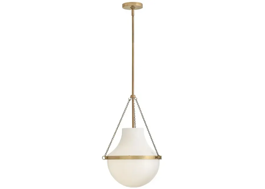 Hinkley Collins 15" Wide Heritage Brass Pendant Light-gold