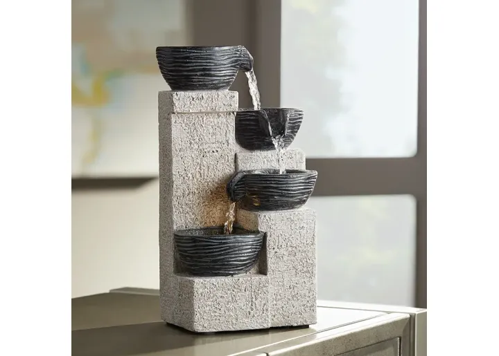 85943-four-cup-11-high-gray-led-cascading-water-fountain-gray-1.webp