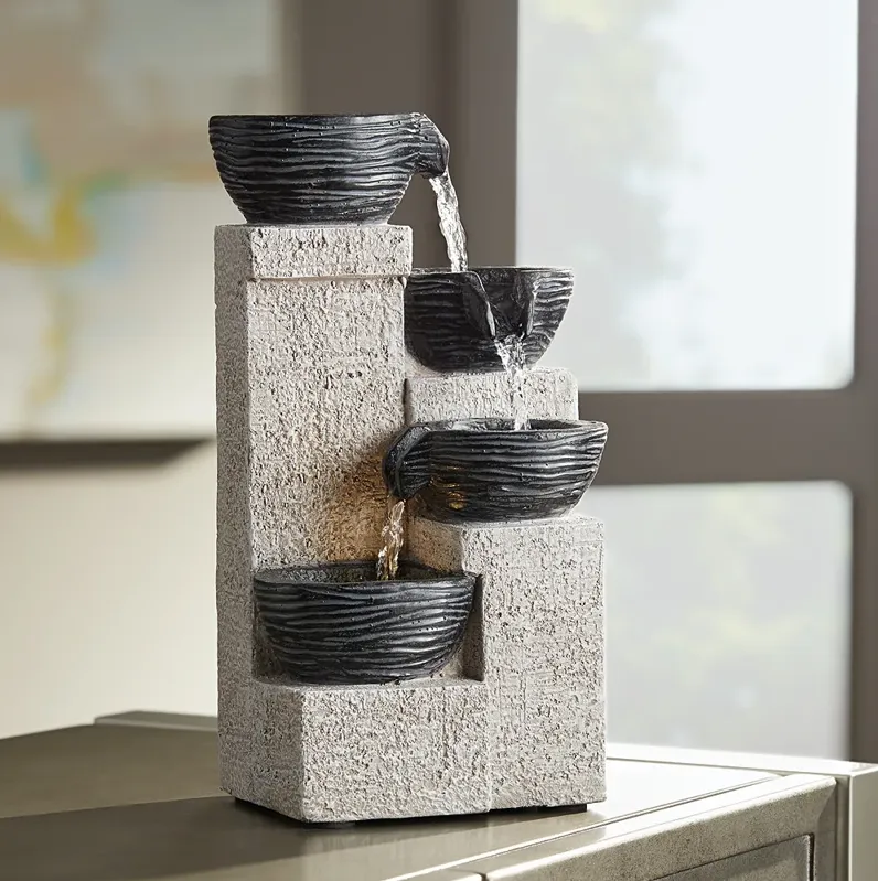 85943-four-cup-11-high-gray-led-cascading-water-fountain-gray-1.webp
