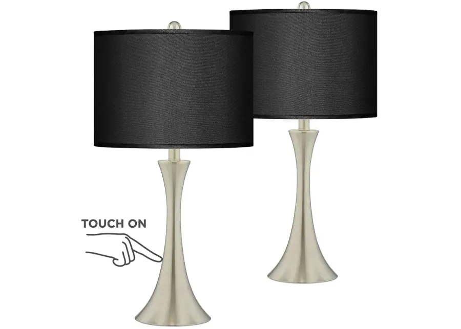 Possini Euro Trish 24" Nickel and Black Touch Table Lamps Set of 2-silver 1 86143-possini-euro-trish-24-nickel-and-black-touch-table-lamps-set-of-2-silver-1.webp