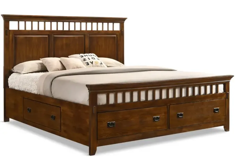 Trudy King Storage Bed