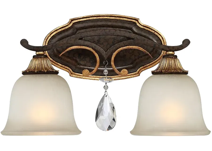Metropolitan Chateau Nobles 16 1/4"W Bronze Bath Light-gold