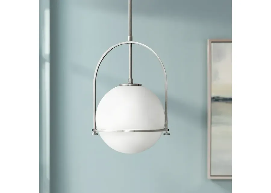 Hinkley Somerset 11 1/2" Wide Brushed Nickel Mini Pendant Light-silver