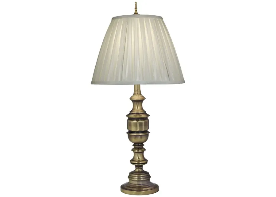 Stiffel Morgenthal 31" High Traditional Antique Brass Metal Table Lamp-gold