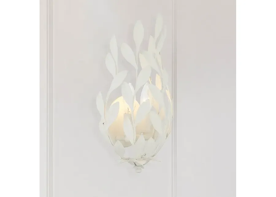 Broche 2 Light Matte White Sconce-white