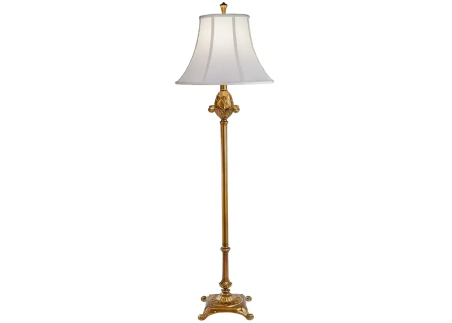 Stiffel Artichoke 62" High Polished Honey Brass Metal Floor Lamp-gold