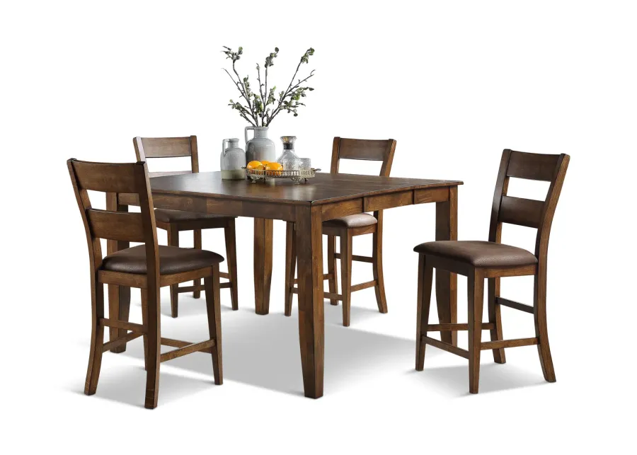Camden Counter Table With 4 Counter Stools