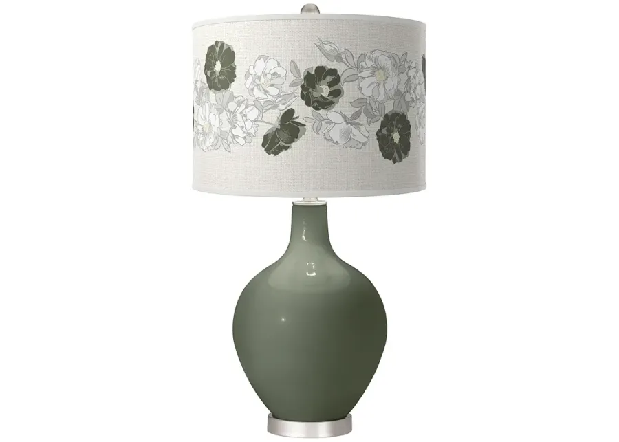 Deep Lichen Green Rose Bouquet Ovo Table Lamp-green 1 87278-deep-lichen-green-rose-bouquet-ovo-table-lamp-green-1.webp