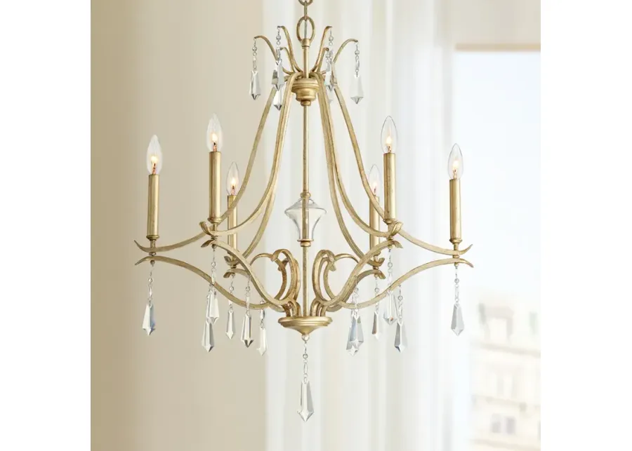 Minka Lavery Laurel Estate 26 3/4" Wide Brio Gold 6-Light Chandelier-gold