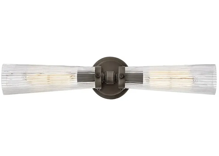 Hinkley Jude 5" High Black Oxide 2-Light Wall Sconce-black 1 87446-hinkley-jude-5-high-black-oxide-2-light-wall-sconce-black-1.webp