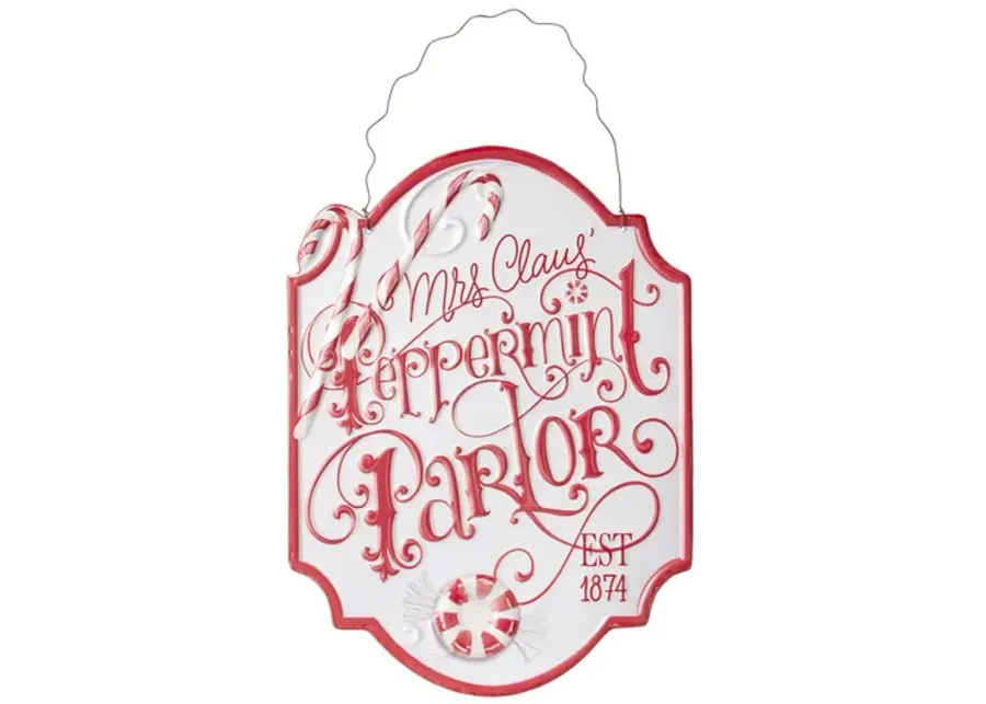 Peppermint Parlor Sign