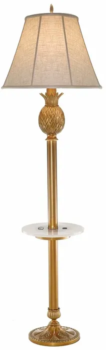 87809-68-h-polished-honey-brass-13-dia-acrylic-tray-floor-lamp-gold-4.webp 68" H Polished Honey Brass & 13" Dia Acrylic Tray Floor Lamp-gold