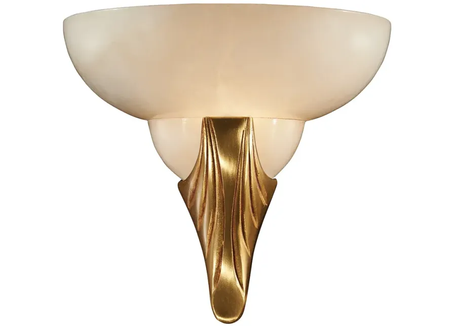 Metropolitan 10 1/4"H French Gold Hand-Made Wall Sconce-gold