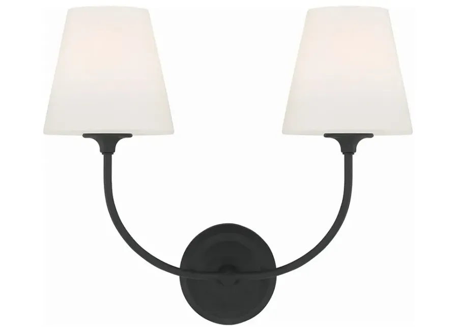 Libby Langdon for Crystorama Sylvan 2 Light Black Forged Bathroom Vanity-black 1 88300-libby-langdon-for-crystorama-sylvan-2-light-black-forged-bathroom-vanity-black-1.webp