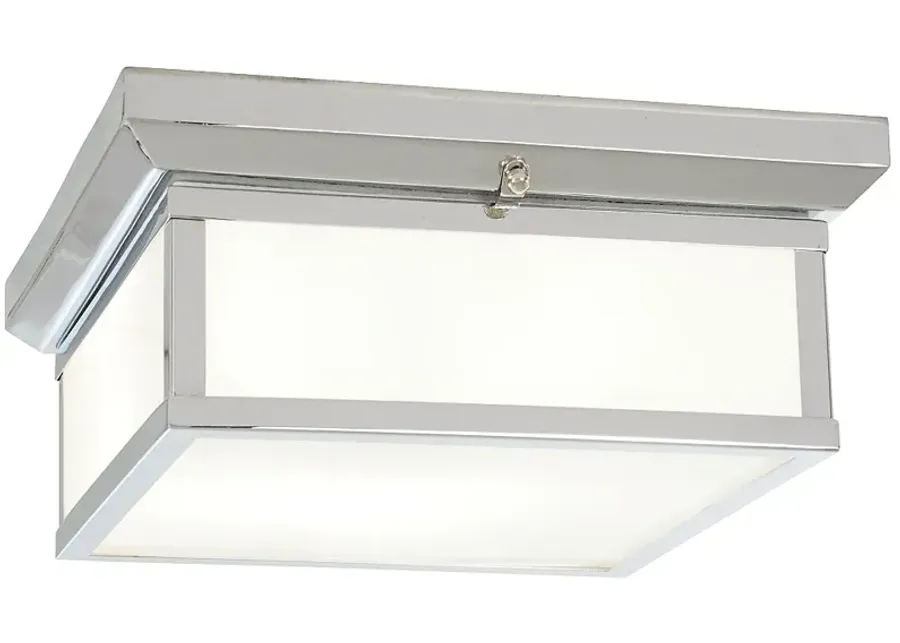 MINKA-LAVERY  2 LIGHT FLUSH MOUNT-silver