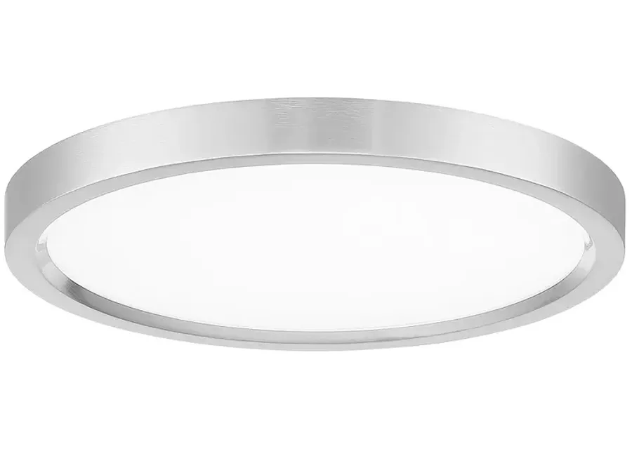 11" Wide Nickel LED Ceiling Light by Minka Lighting Inc.-silver