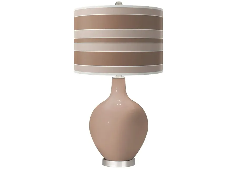 Redend Point Bold Stripe Ovo Table Lamp-red