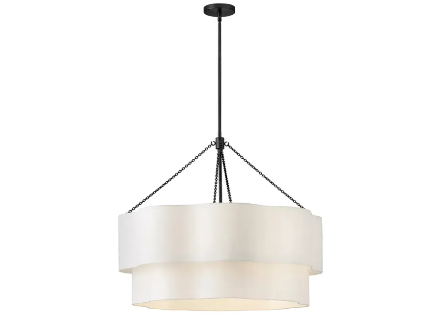 Hinkley Interior Gwen Medium Drum Chandelier 32" Black-black