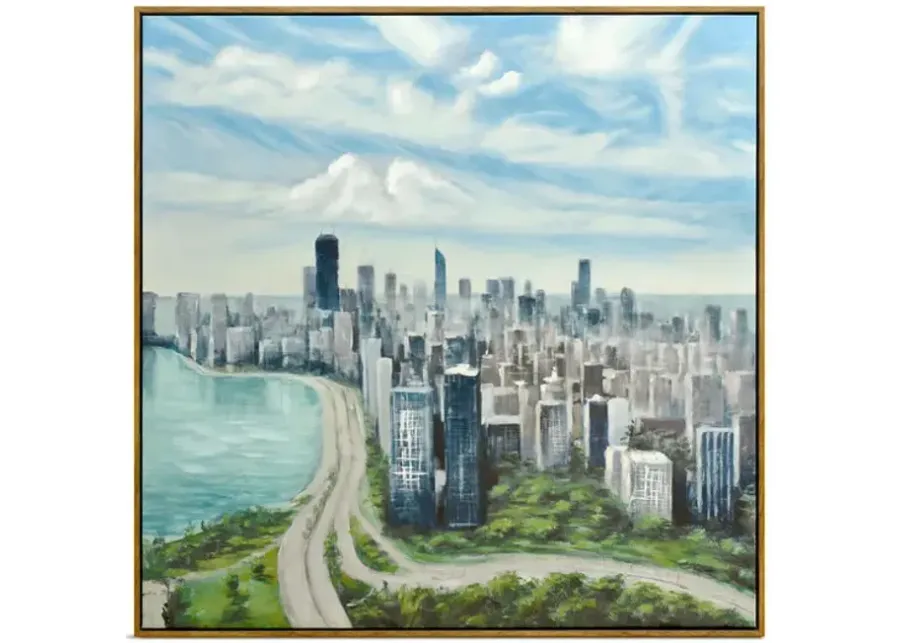 Chicago Skyline Framed Art