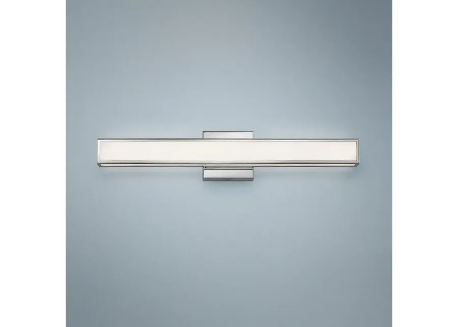 Hinkley Alto 24" Wide White and Chrome Modern LED Bath Light-silver