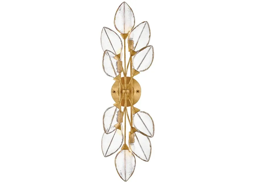 Fredrick Ramond Interior Amira Large Four Light Sconce 10" Distressed-gold