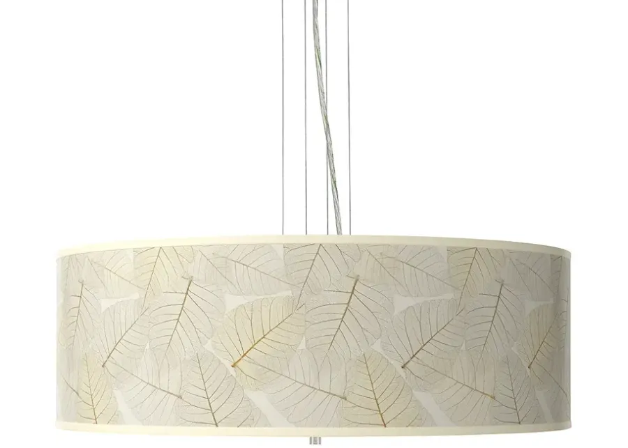 Fall Leaves Giclee 24" Wide 4-Light Pendant Chandelier-24