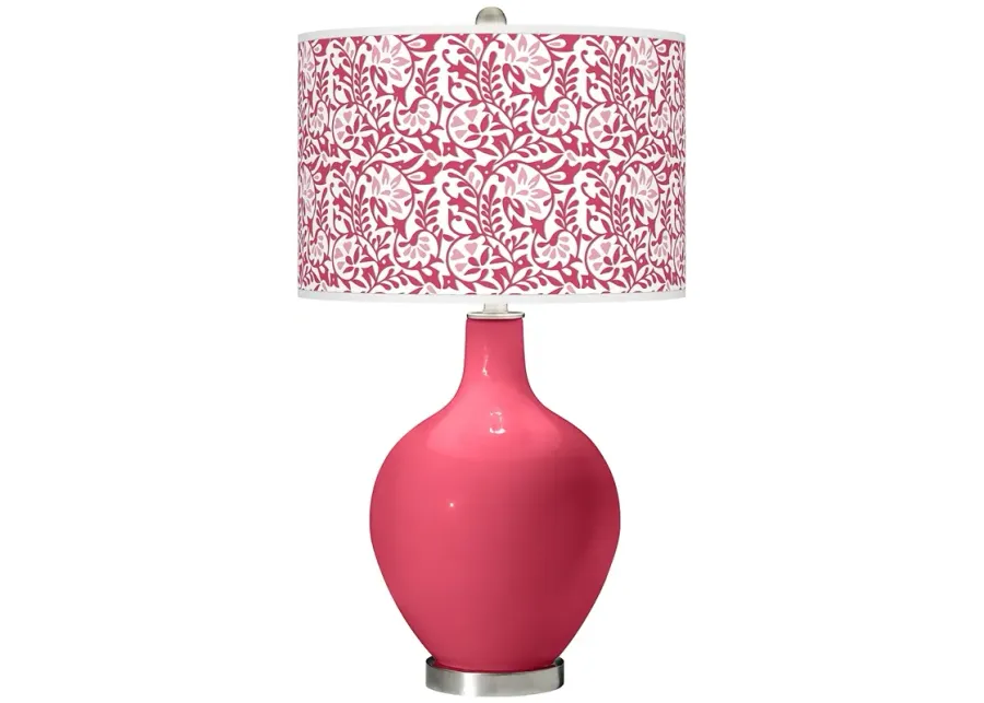 Color Plus Ovo 28 1/2" High Gardenia Shade Eros Pink Table Lamp-pink 1 89367-color-plus-ovo-28-1-2-high-gardenia-shade-eros-pink-table-lamp-pink-1.webp