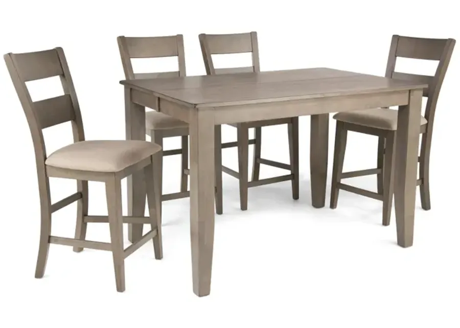 Elyssa Counter Table With 4 Stools
