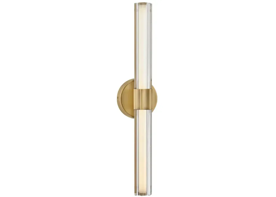Hinkley Georgette 24" High Lacquered Brass LED Wall Sconce-gold