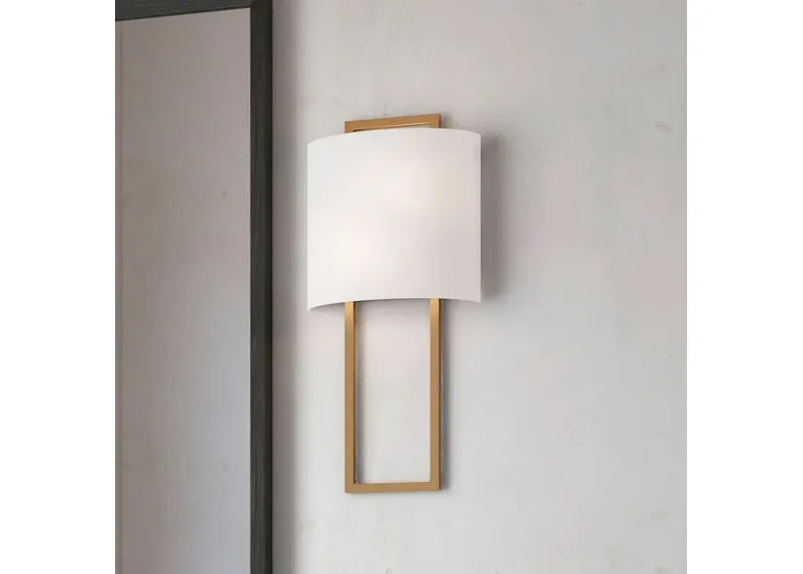 Crystorama Fremont 21" High Vibrant Gold Wall Sconce-gold
