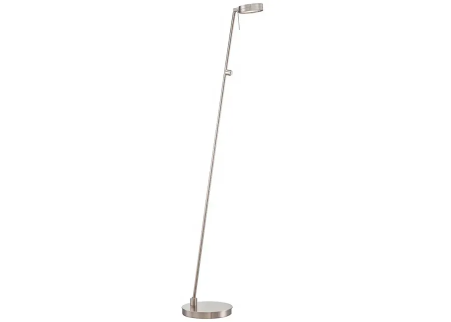 George Kovacs 49 3/4" Brushed Nickel Modern LED Pharmacy Floor Lamp-silver