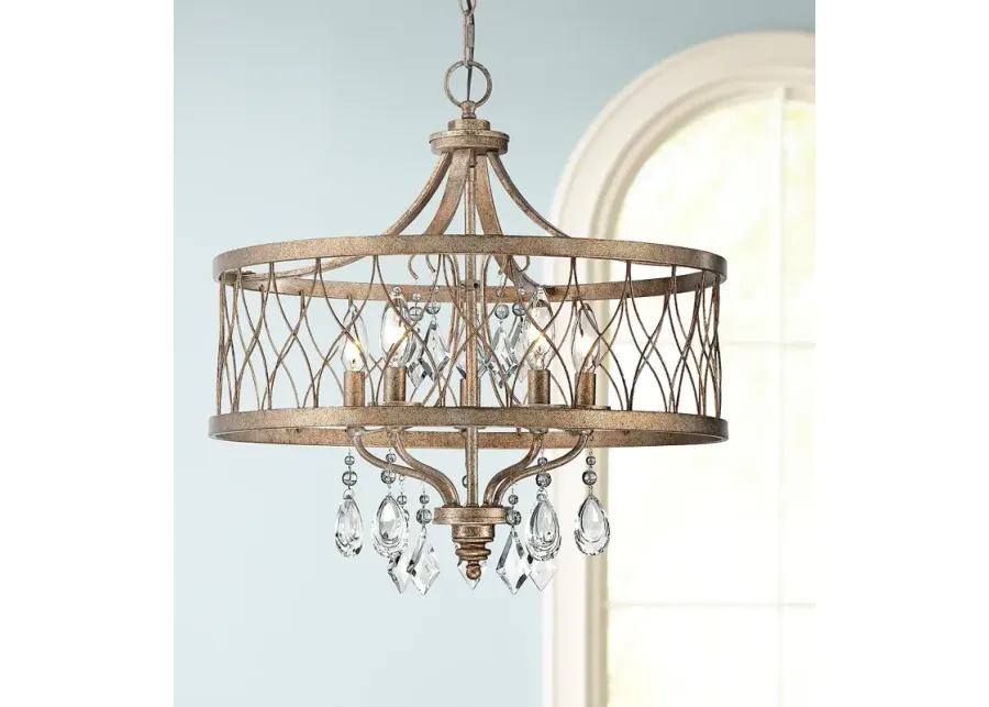 Minka Lavery West Liberty 20 1/2" Wide Olympus Gold 5-Light Chandelier-gold
