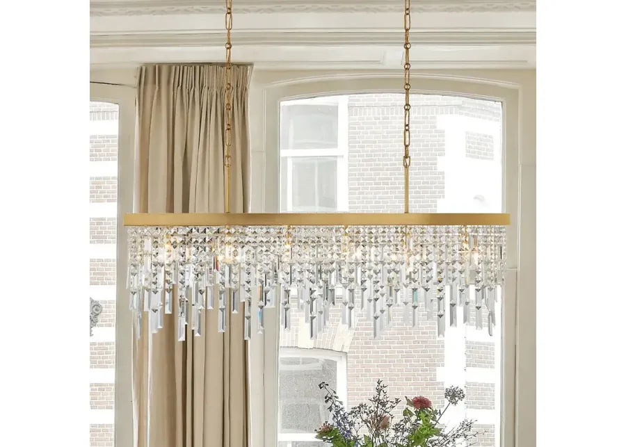 Winfield 6 Light Antique Gold Chandelier-gold