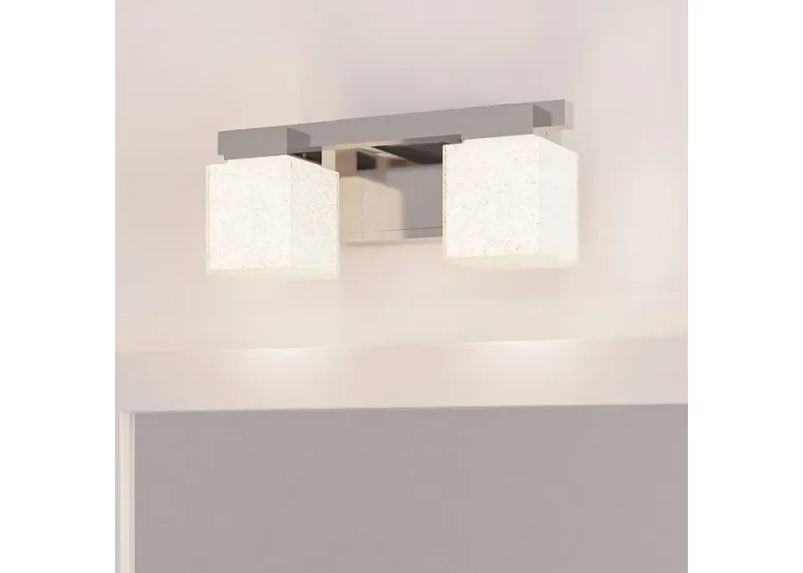 Zola Integrated LED Polished Chrome Vanity Light-silver