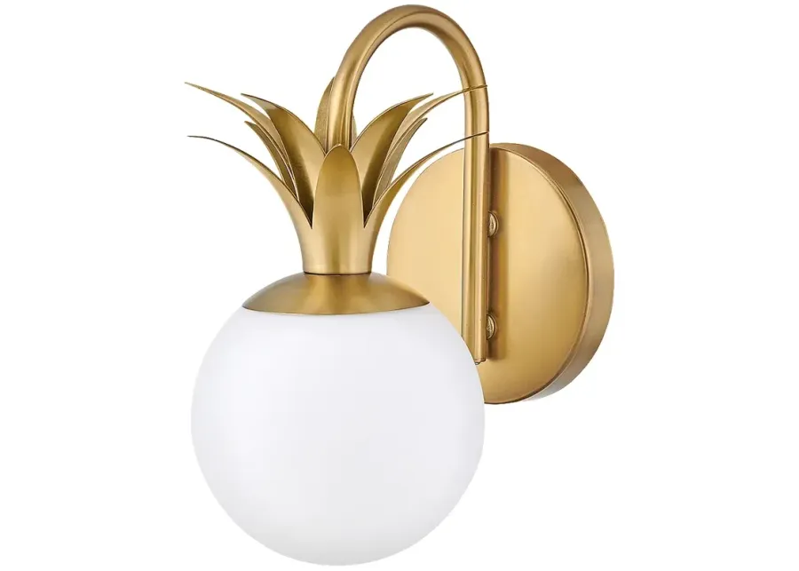 Hinkley Palma 10 1/2" High Heritage Brass Wall Sconce-gold