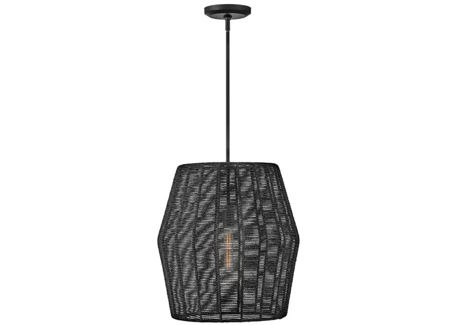 Hinkley Pendant Luca Large Convertible Pendant 20" Black-black