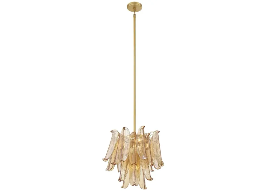 Metropolitan Regent 4-Light 17.75-in Legacy Brass Indoor Chandelier-gold