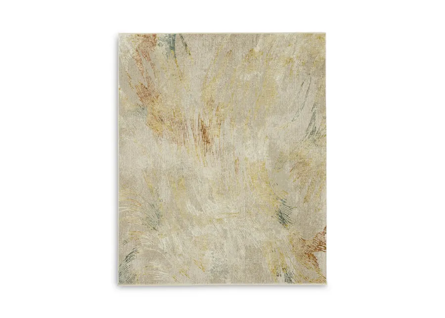 Memento Artifact Beige Area Rug - 5 0  X 7 6 