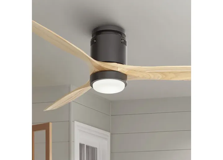 91150-52-windspun-matte-black-natural-led-dc-hugger-ceiling-fan-with-remote-brown-1.webp