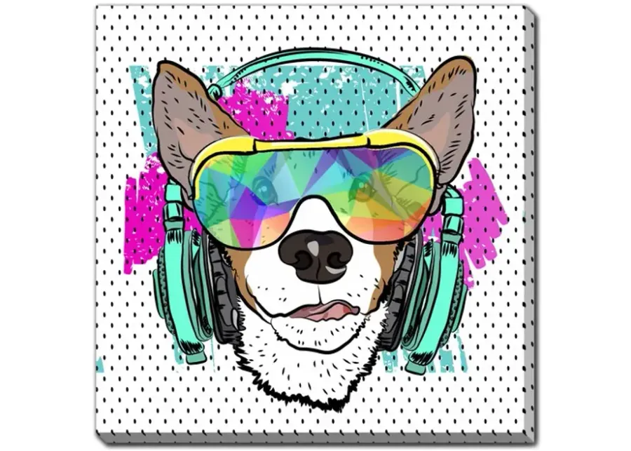 Cool Corgi Canvas Art
