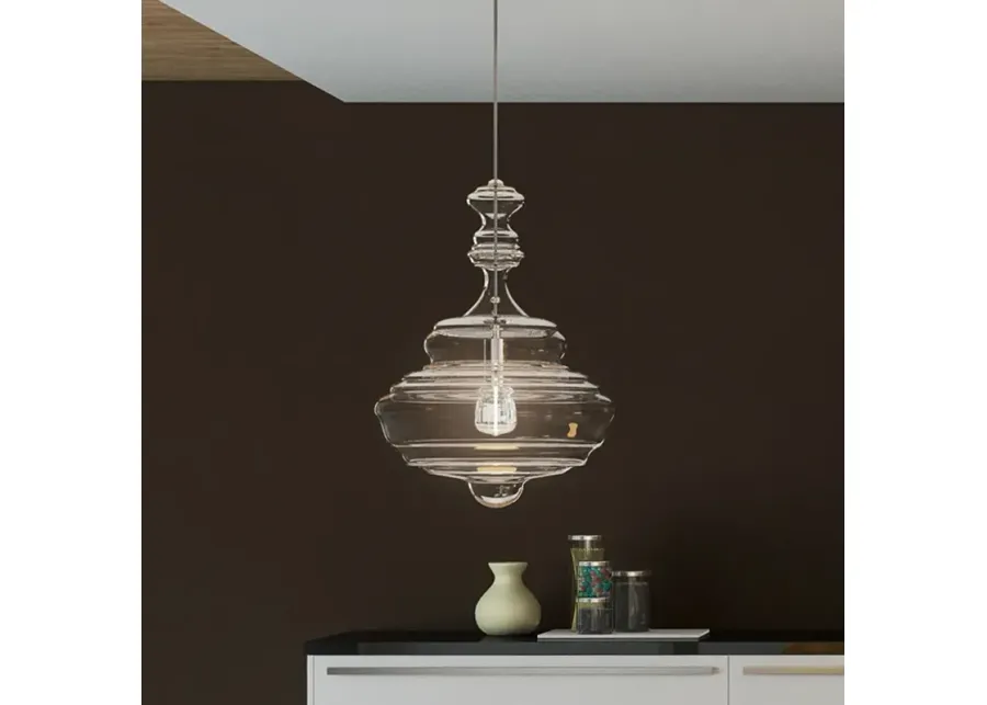 Quoizel Morocco15 3/4" Wide Polished Chrome Pendant Light-silver
